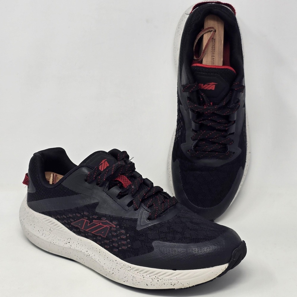 Avia AVI-STORM‎ Shoes Mens Size 9 Black Red Running Athletic Sneakers AA50081MBR